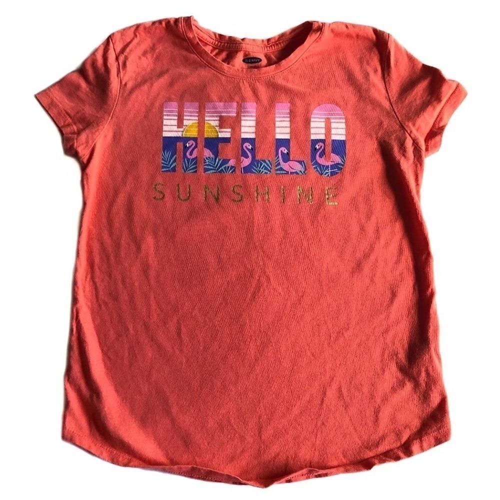 2 for $10 ❤️❤️❤️ Old Navy Girls Hello Sunshine Shirt Tee
